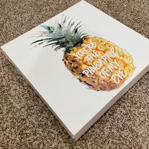 Decorative pineapple decor canvas picture
